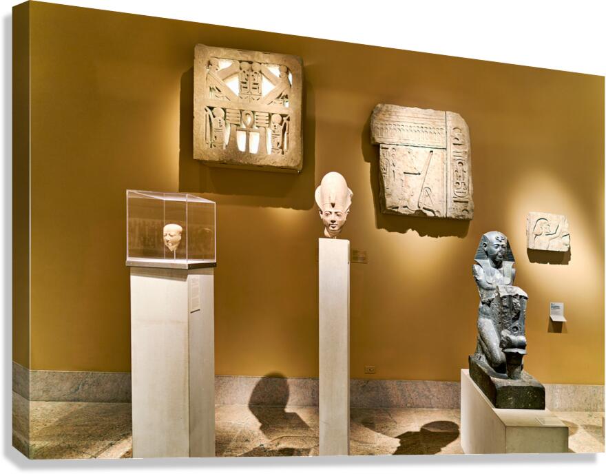 Usermontus sarcophagus at the Met in New York Canvas Print