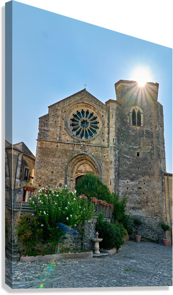 Gothic church of Santa Maria della Consolazione in Altomonte Cal Canvas Print