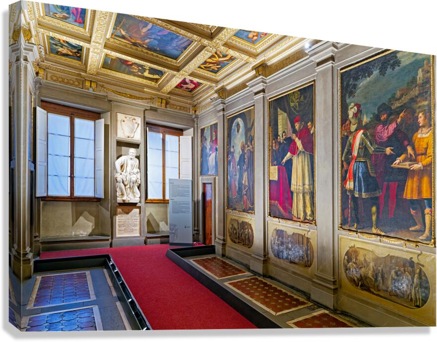 Exploring casa buonarroti in florence tuscany italy Canvas Print