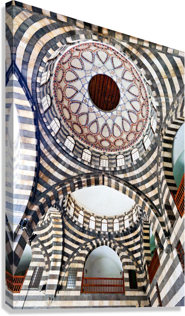 Khan Asad Pasha in Damascus boasts unique architecture Canvas Print