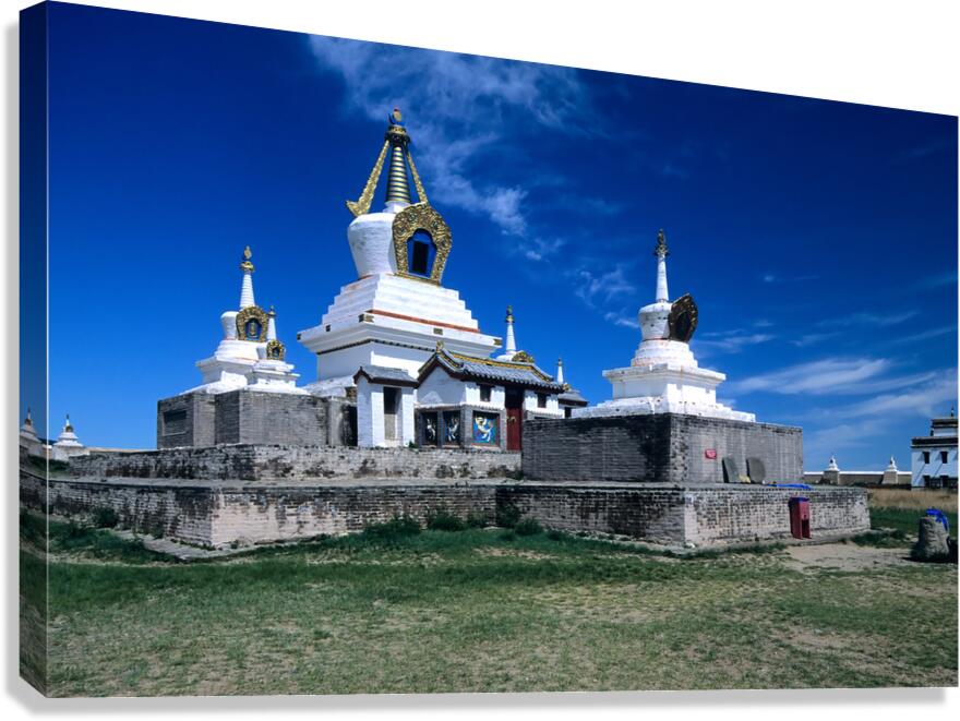 Ancient Erdene Zuu Monastery in Mongolia stands strong today Canvas Print