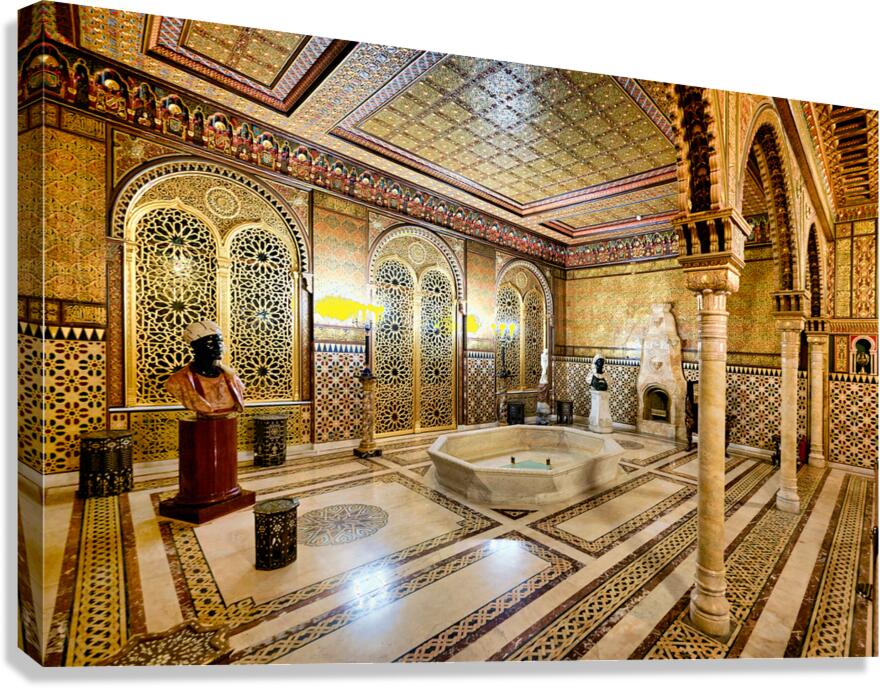 Exploring lions bridge in st. petersburg Canvas Print