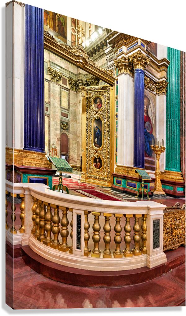 Visit to st. isaacs cathedral in st. petersburg Canvas Print