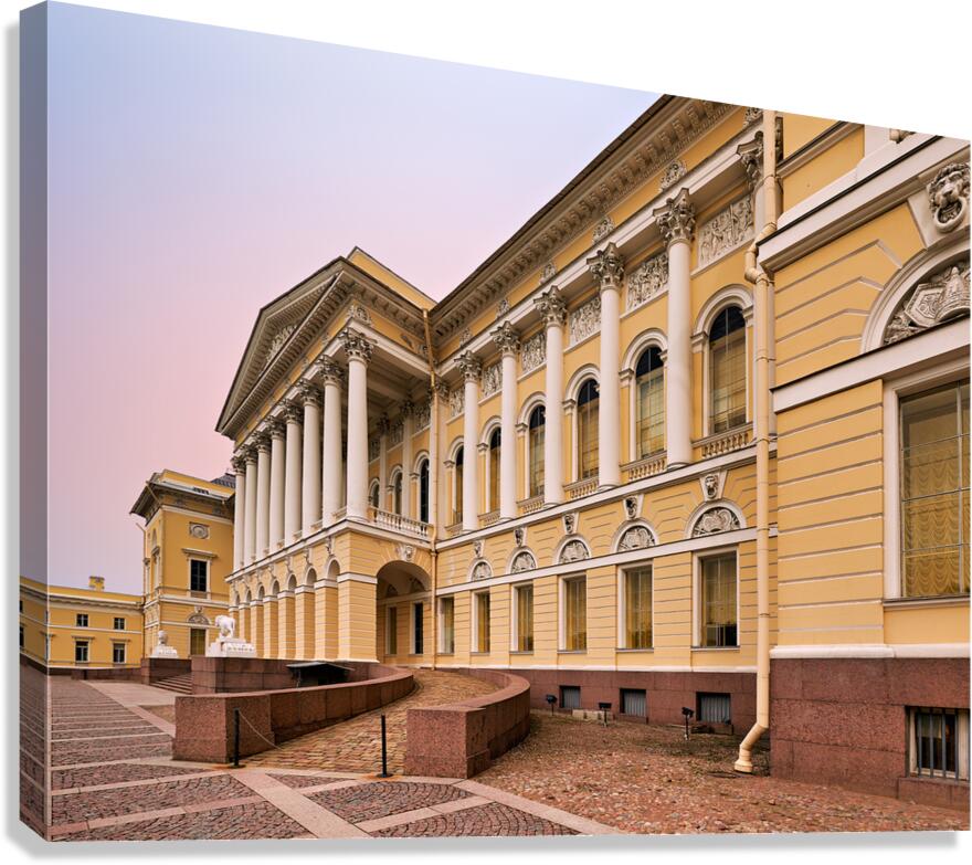Saint Petersburg Russian Museum building in Leningrad Oblast Canvas Print