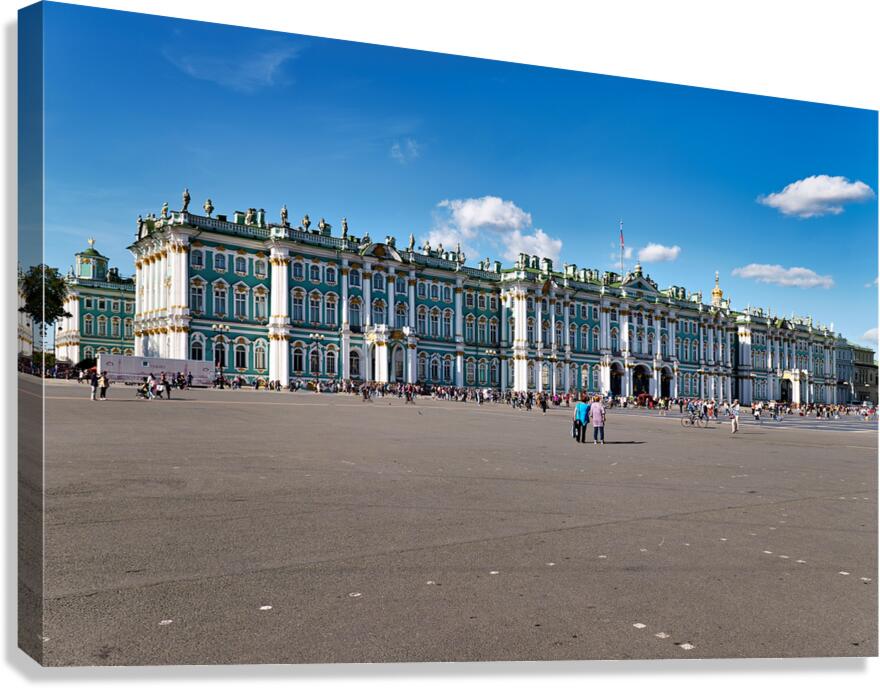 Exploring the winter palace in saint petersburg russia Canvas Print