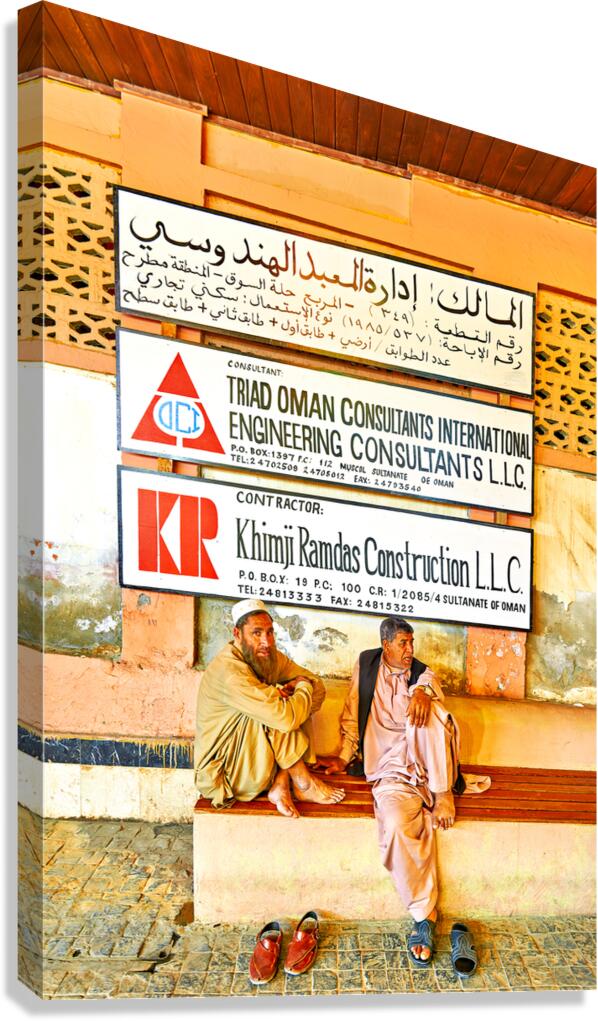 Visit to Mutrah Souq in Muscat Oman during the day Canvas Print