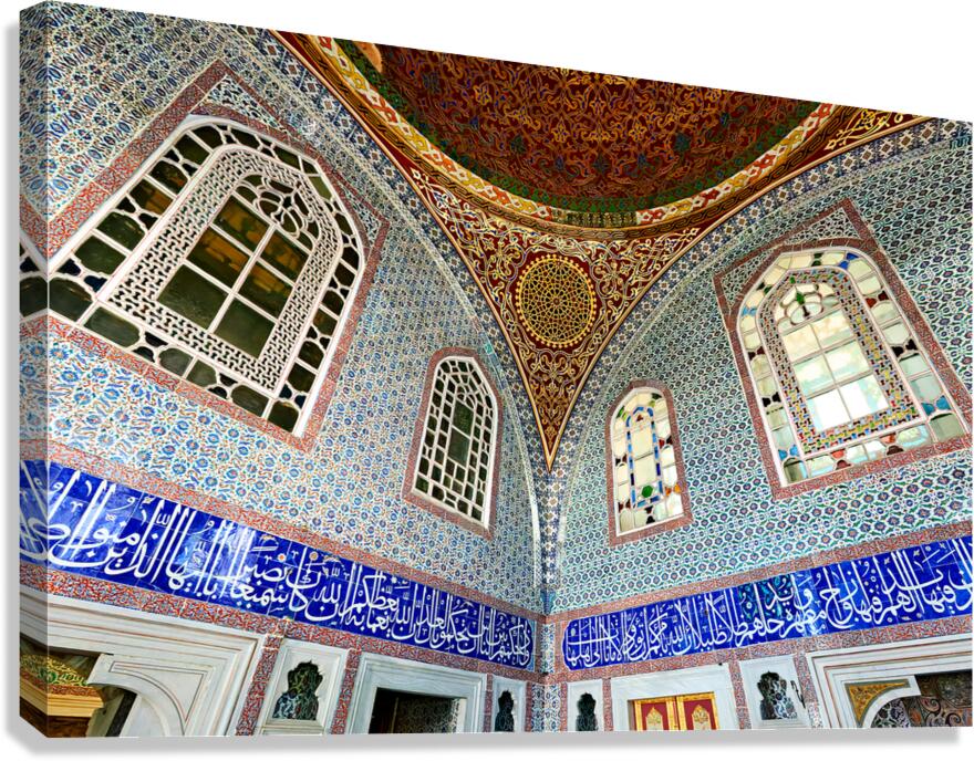 Visit to privy chamber of murat iii in topkapi palace harem Canvas Print