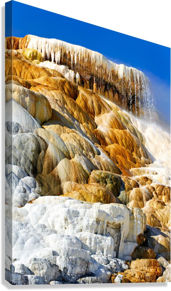 Explore devils thumb at yellowstone national park in usa Canvas Print