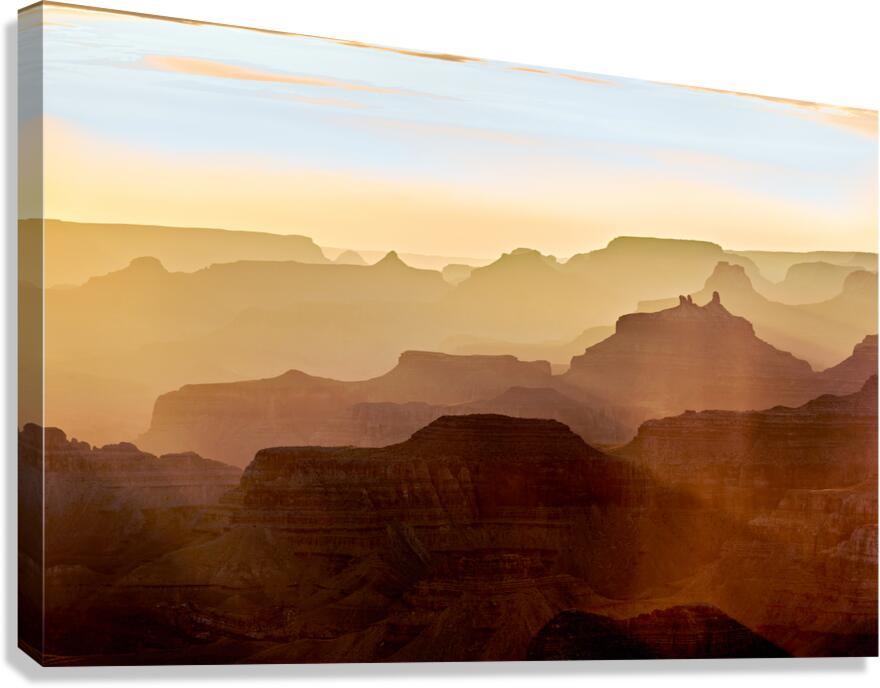 Lipan Point at sunrise in Grand Canyon National Park Canvas Print