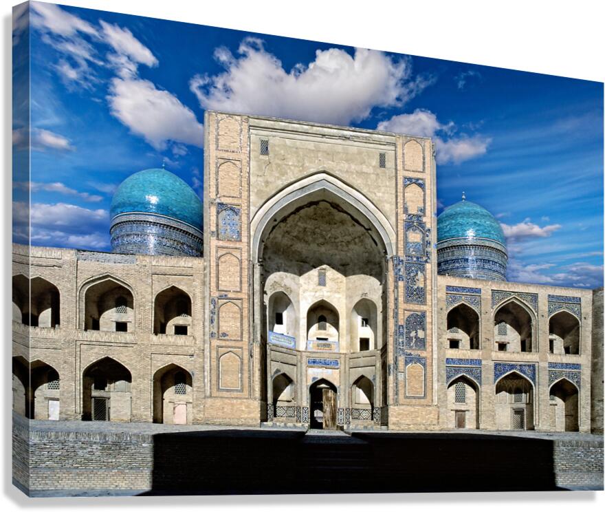 Beautiful architecture in Bukhara Uzbekistan Canvas Print