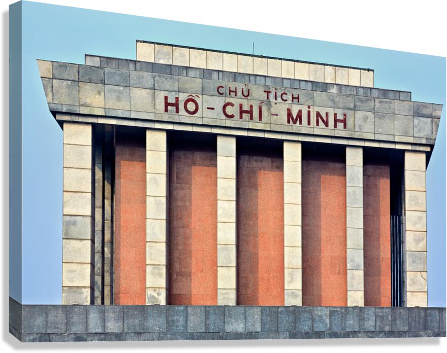 Hanoi displays Ho Chi Minh Mausoleum in Vietnam during daylight Canvas Print