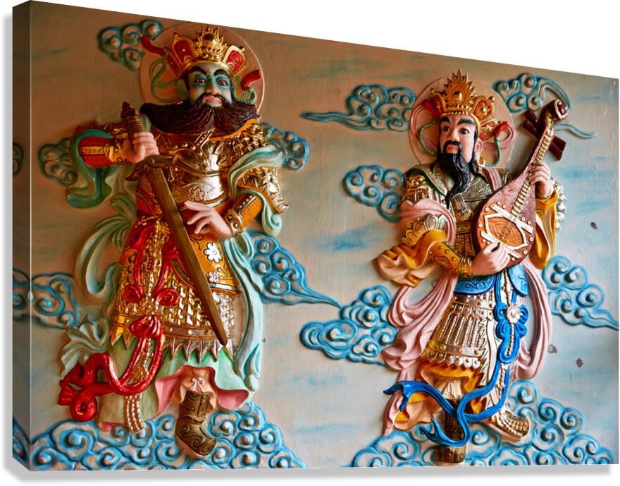 Art of Vietnamese gods in Ho Chi Minh City Canvas Print
