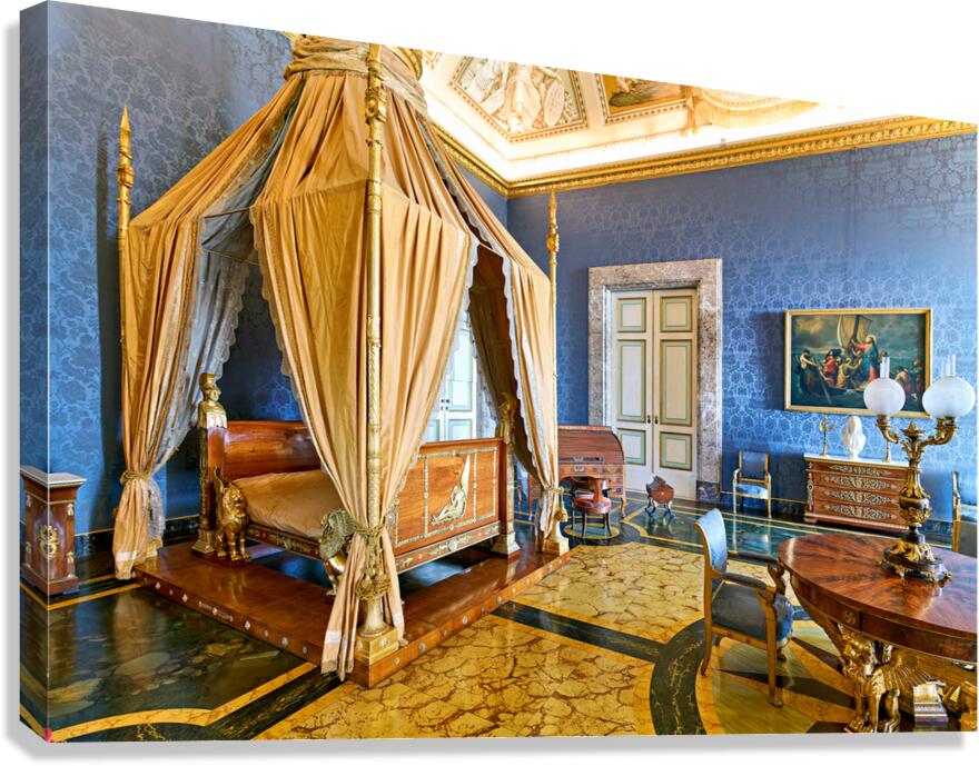 Visit Royal Palace bedroom of King Francis II in Caserta