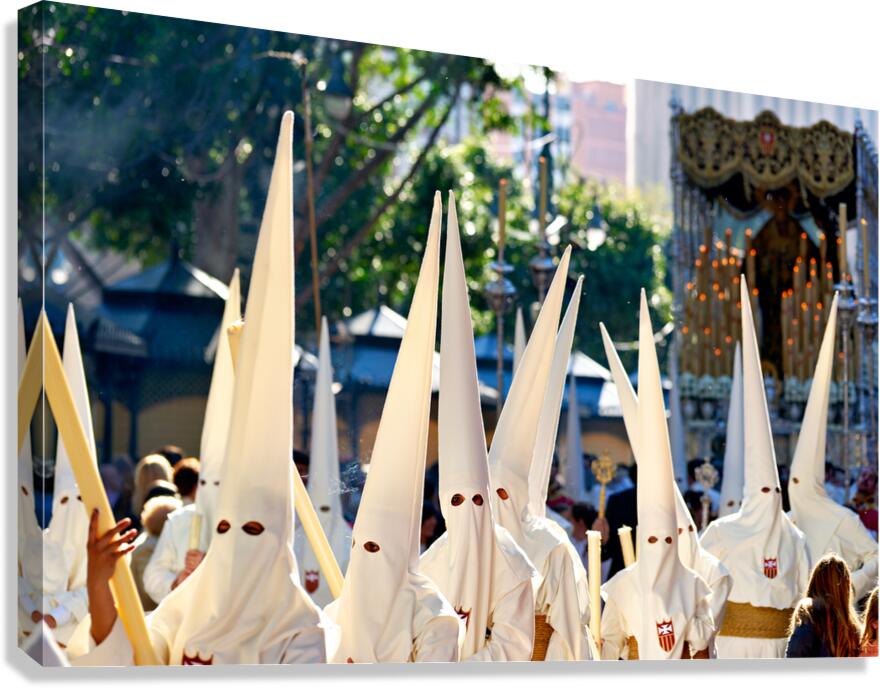 Procession in Malaga during Easter Holy Week