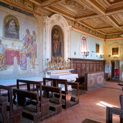 Visit to San Niccolo church in Cortona with Signorelli paintings