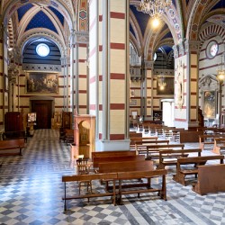 Visit to basilica santa margherita in cortona italy