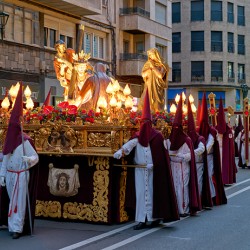 Easter processions in Zaragoza during Holy Week celebrations