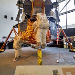 Exploring the Apollo 11 lunar module in Washington D.C
