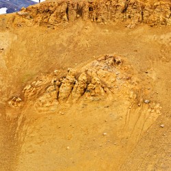 Visitors exploring the Krafla caldera in Iceland