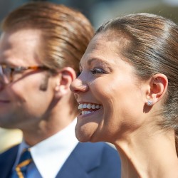 Crown Princess Victoria and Prince Daniel at event in Stockholm