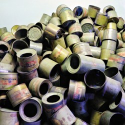 Cans of gas discovered at Auschwitz concentration camp in Krakow