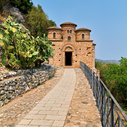 Historic Byzantine church at Cattolica di Stilo in Calabria Ital