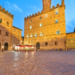Exploring Palazzo dei Priori in Volterra Tuscany Italy