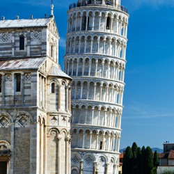 Visit famous sites in Pisa Tuscany Italy at Piazza dei Miracoli