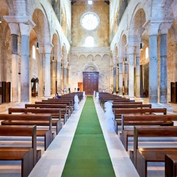 Apulia Puglia Italy. Trani. Basilica Cattedrale Beata Maria Vergine Assunta dedicated to Saint Nicholas