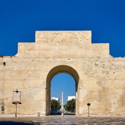 Apulia Puglia Salento Italy. Lecce. Porta Napoli