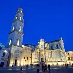 Apulia Puglia Salento Italy. Lecce. Cathedral Maria Santissima Assunta and Saint Orontius