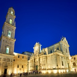 Apulia Puglia Salento Italy. Lecce. Cathedral Maria Santissima Assunta and Saint Orontius