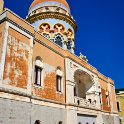 Salento. Apulia Puglia Italy. Santa Cesarea Terme. Palazzo Sticchi