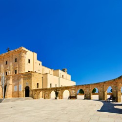 Salento. Apulia Puglia Italy. Santa Maria di Leuca. Santuario di Santa Maria de Finibus Terrae