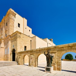 Salento. Apulia Puglia Italy. Santa Maria di Leuca. Santuario di Santa Maria de Finibus Terrae