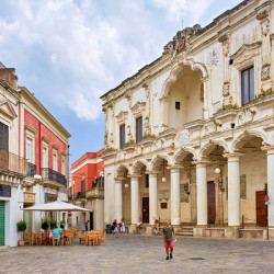 Salento. Apulia Puglia Italy. Nardò. Salandra square