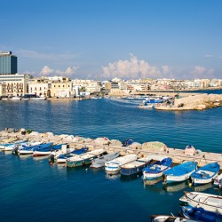 Salento. Apulia Puglia Italy. Gallipoli. The seaport