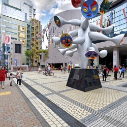 Japan. Tokyo. Modern Art at Shibuya District