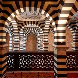 Bologna Italy. Rocchetta Mattei is a fortress located in the northern Apennines