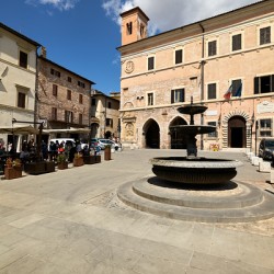 Spello Umbria Italy. Piazza della Repubblica
