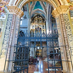 Orvieto Umbria Italy. The interior of the Cathedral