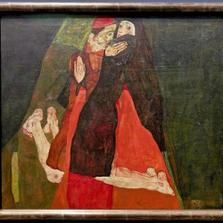 Egon Schiele - Cardinal and Nun Caress 1912 - Leopold Museum Vienna Austria