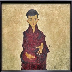 Egon Schiele - Portrait of Herbert Reiner Reiner Boy 1910 - Belvedere Museum Vienna Austria