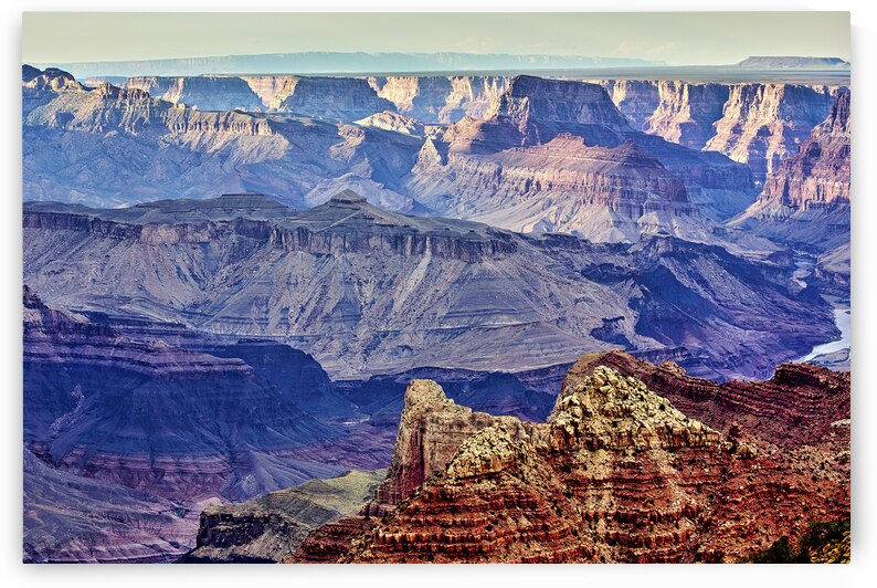 Grand Canyon. Arizona USA. Scenic lookout on the South Rim by Marco Brivio