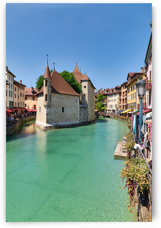Annecy Haute Savoie France. The Palais de lIsle and Thiou river by Marco Brivio