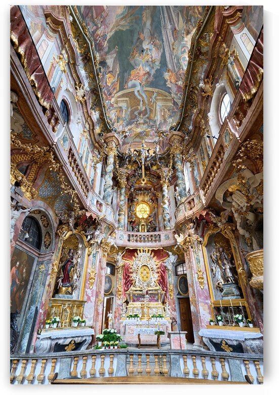 Germany Bavaria Munich. St. Johann Nepomuk the Asam Church Asamkirche by Marco Brivio