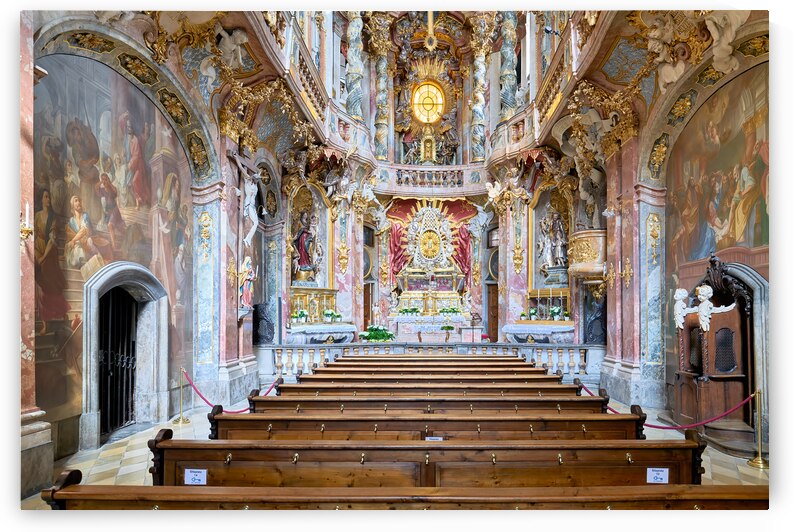 Germany Bavaria Munich. St. Johann Nepomuk the Asam Church Asamkirche by Marco Brivio