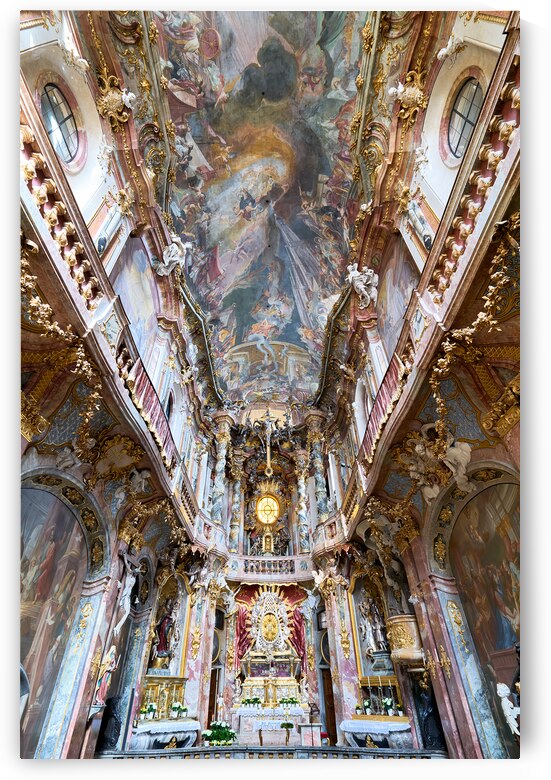 Germany Bavaria Munich. St. Johann Nepomuk the Asam Church Asamkirche by Marco Brivio
