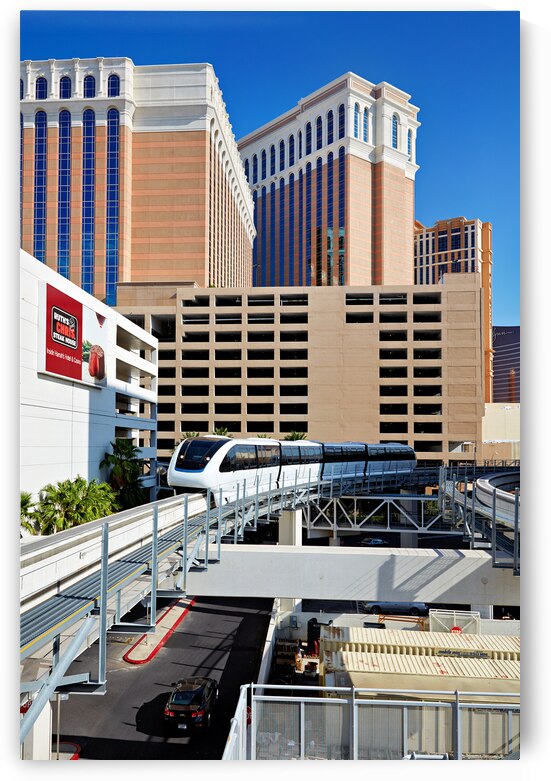 The Monorail. Las Vegas Nevada USA by Marco Brivio