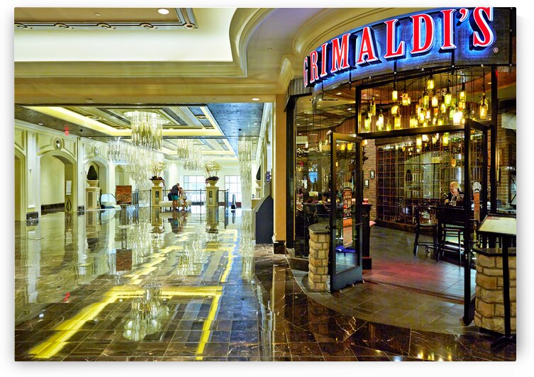 Shopping Mall at Venetian Hotel. Las Vegas Nevada USA by Marco Brivio